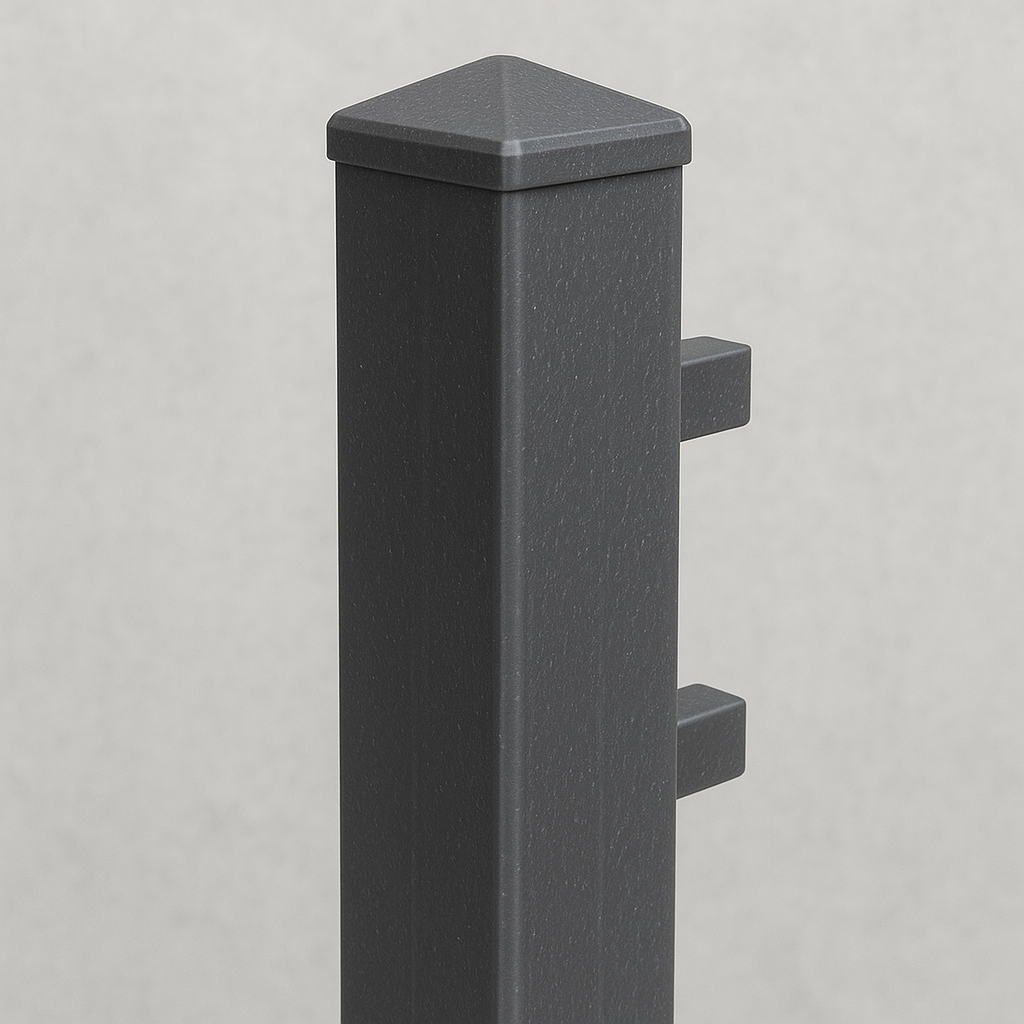 100% Recycled Plastic Fencing Post 85mm x 1800mm